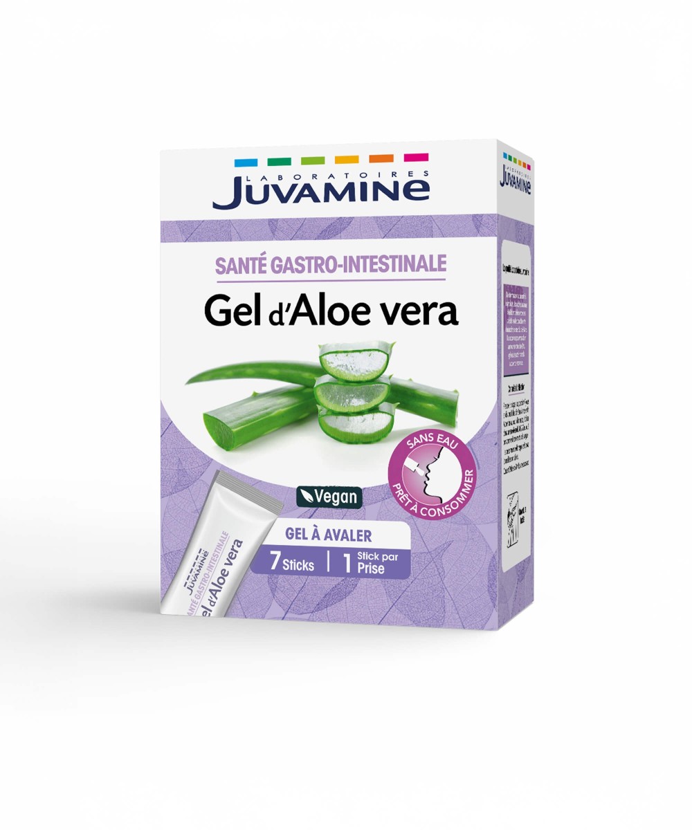 Gel d'Aloe Vera - Bien-être Gastro-Intestinal 7 sticks | Juvamine
