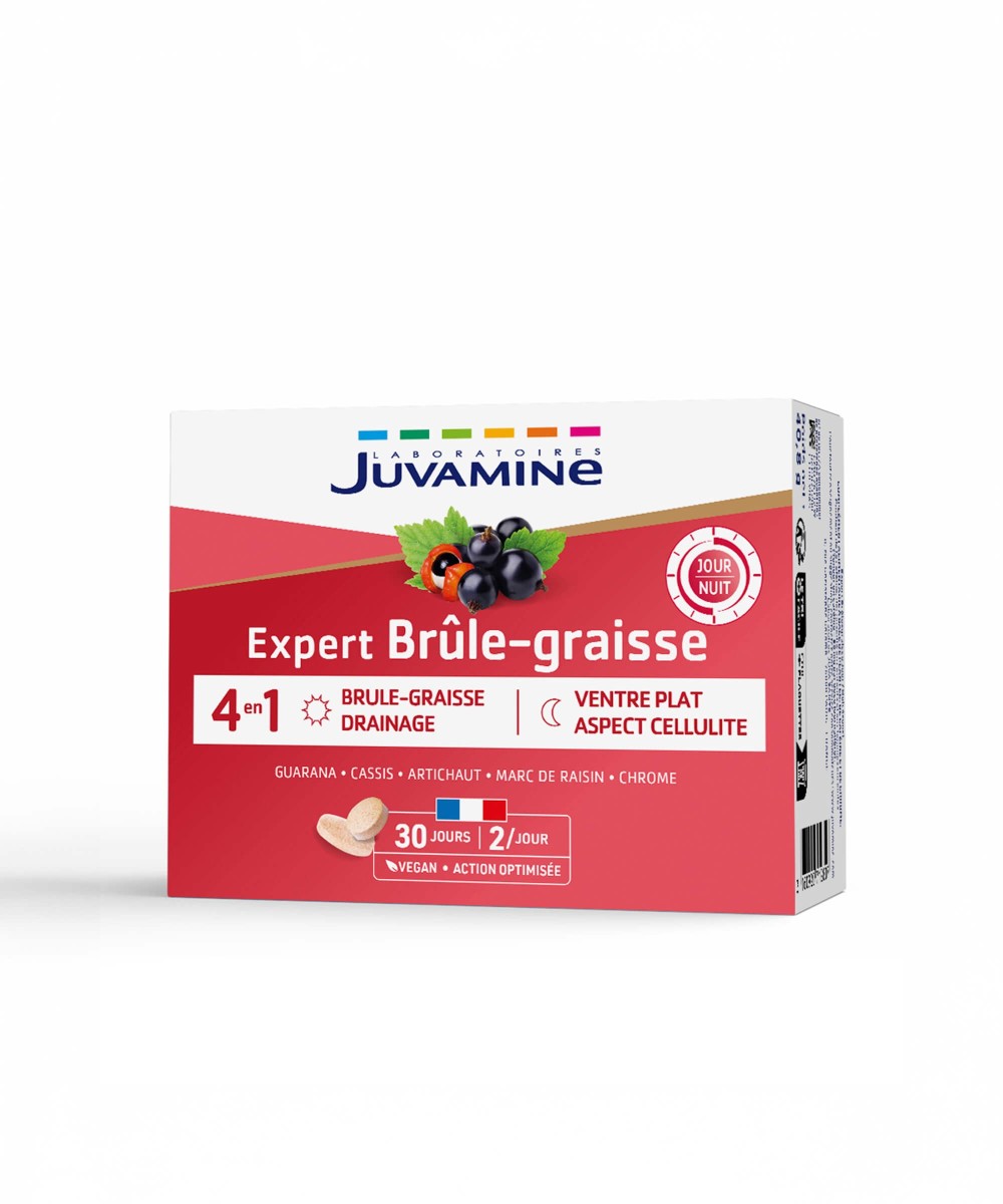 Expert Brûle-Graisse Jour/Nuit - 60 Comprimés | Juvamine