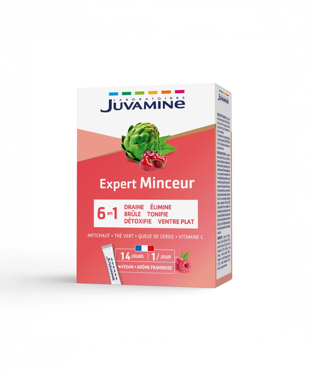 Expert Minceur 6-en-1 - 14 Sticks de Poudre | Juvamine