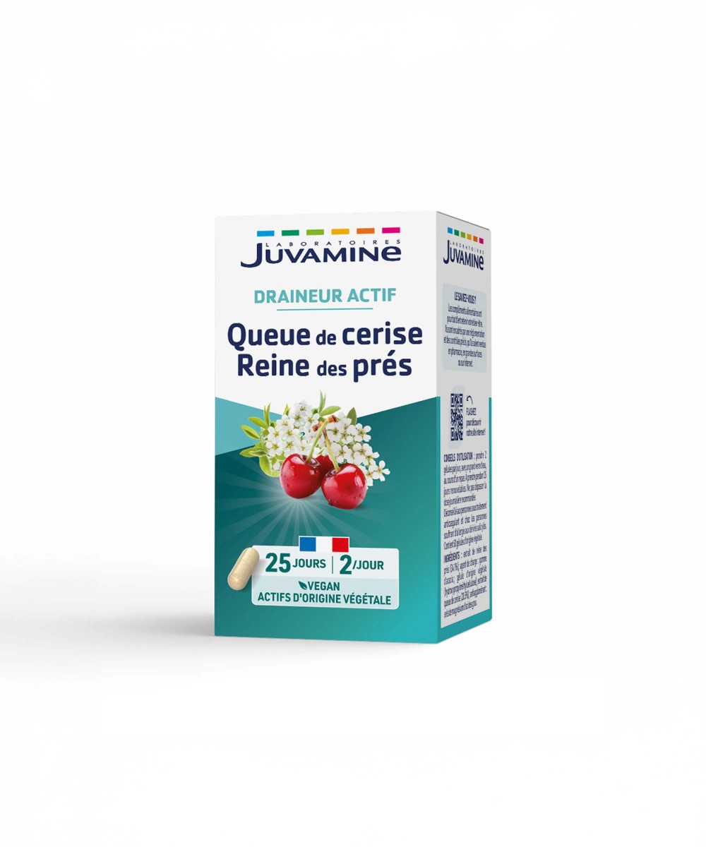 Queue de Cerise Reine des Prés - Draineur Actif 50 gélules | Juvamine