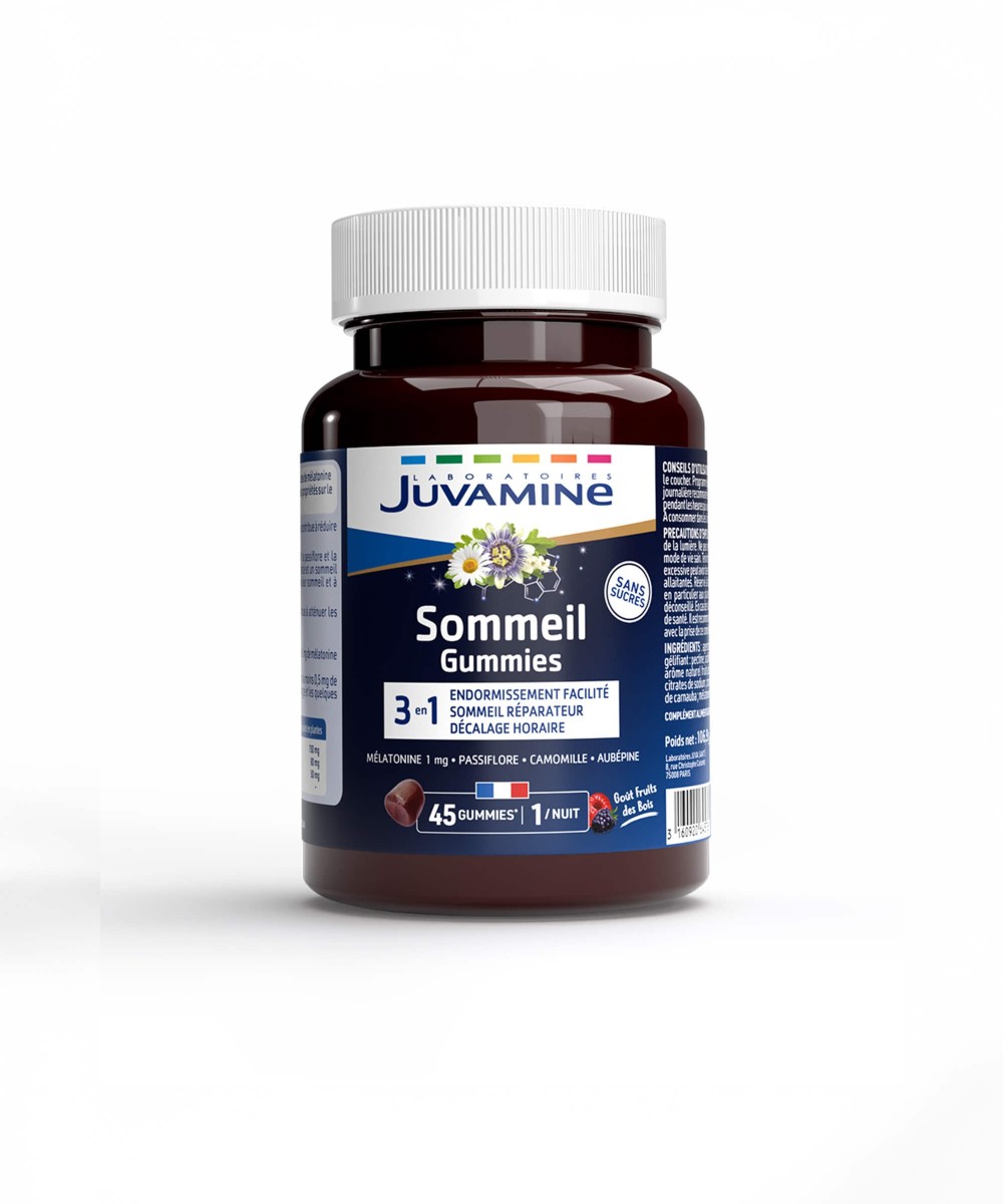 Gummies Sommeil 3-en-1 - Endormissement 45 gummies | Juvamine