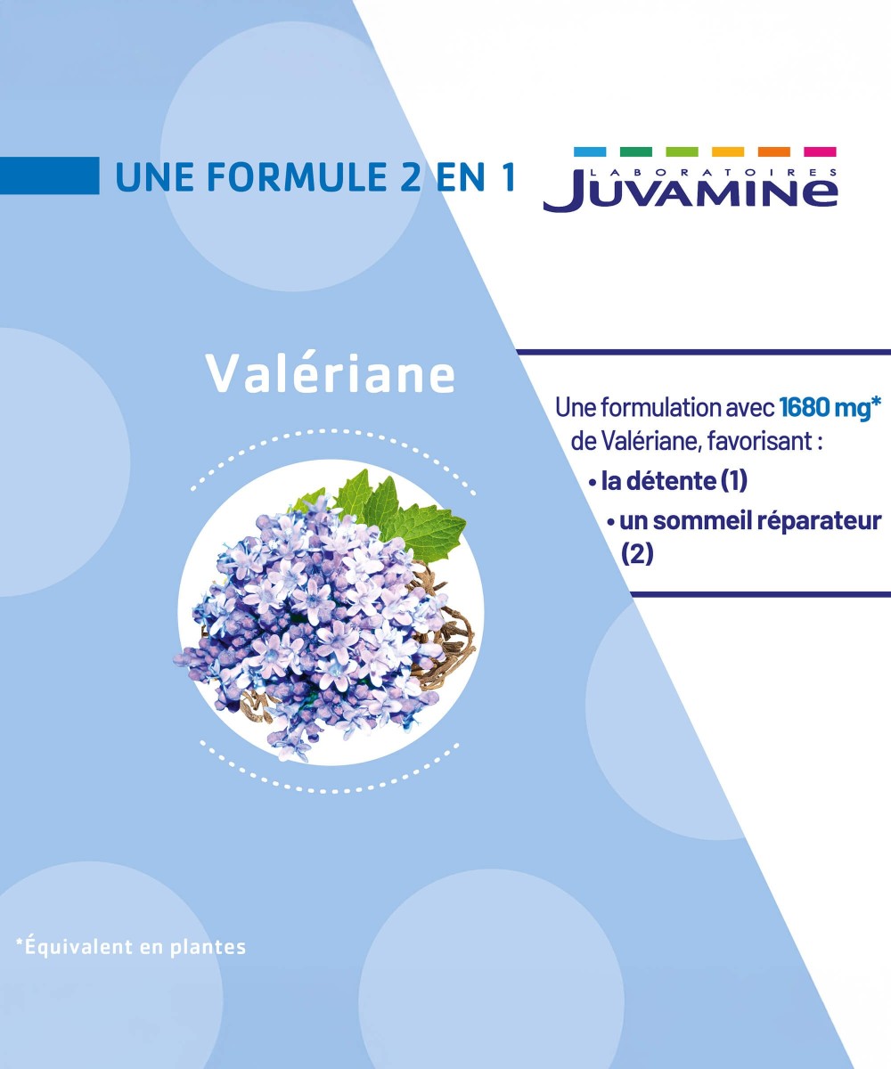 Juvamine Sommeil Réparateur - Valériane Et Oranger, 50 Gélules, Neuf, Fabriqué En France