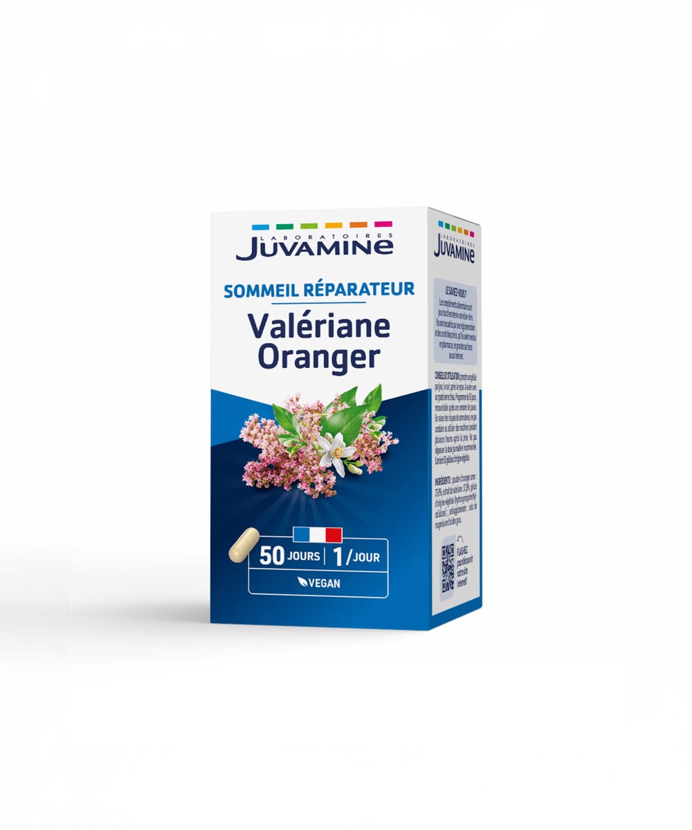 Valériane Oranger - Sommeil Réparateur 50 gélules | Juvamine