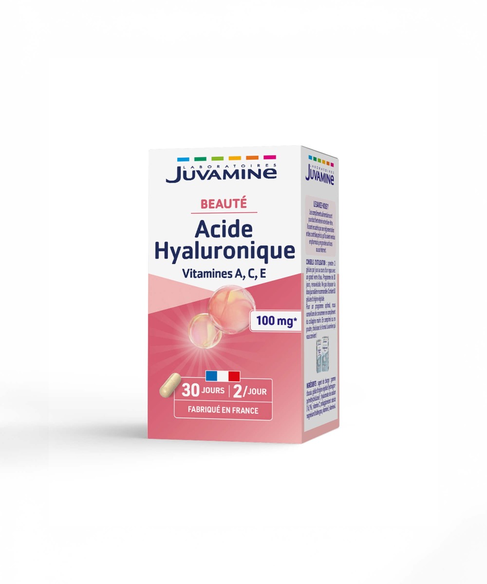 Acide Hyaluronique Vitamines A C E - Beauté 60 gélules | Juvamine