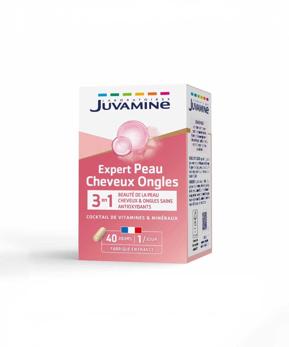Expert Peau Cheveux Ongles - Force Capillaire et Beauté 40 gélules | Juvamine