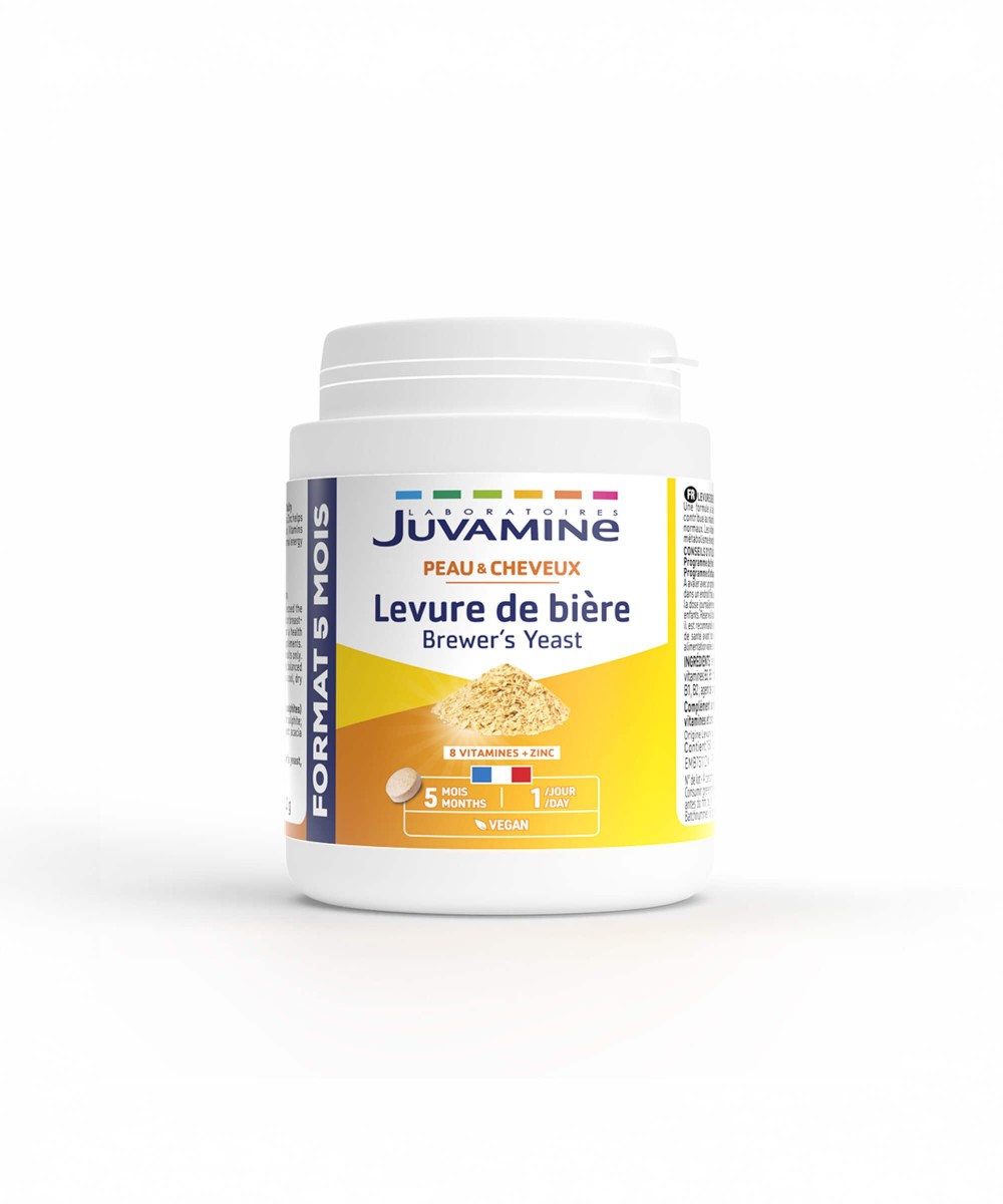 Levure de Bière - Beauté et Vitalité 150 comprimés, Format 5 mois | Juvamine