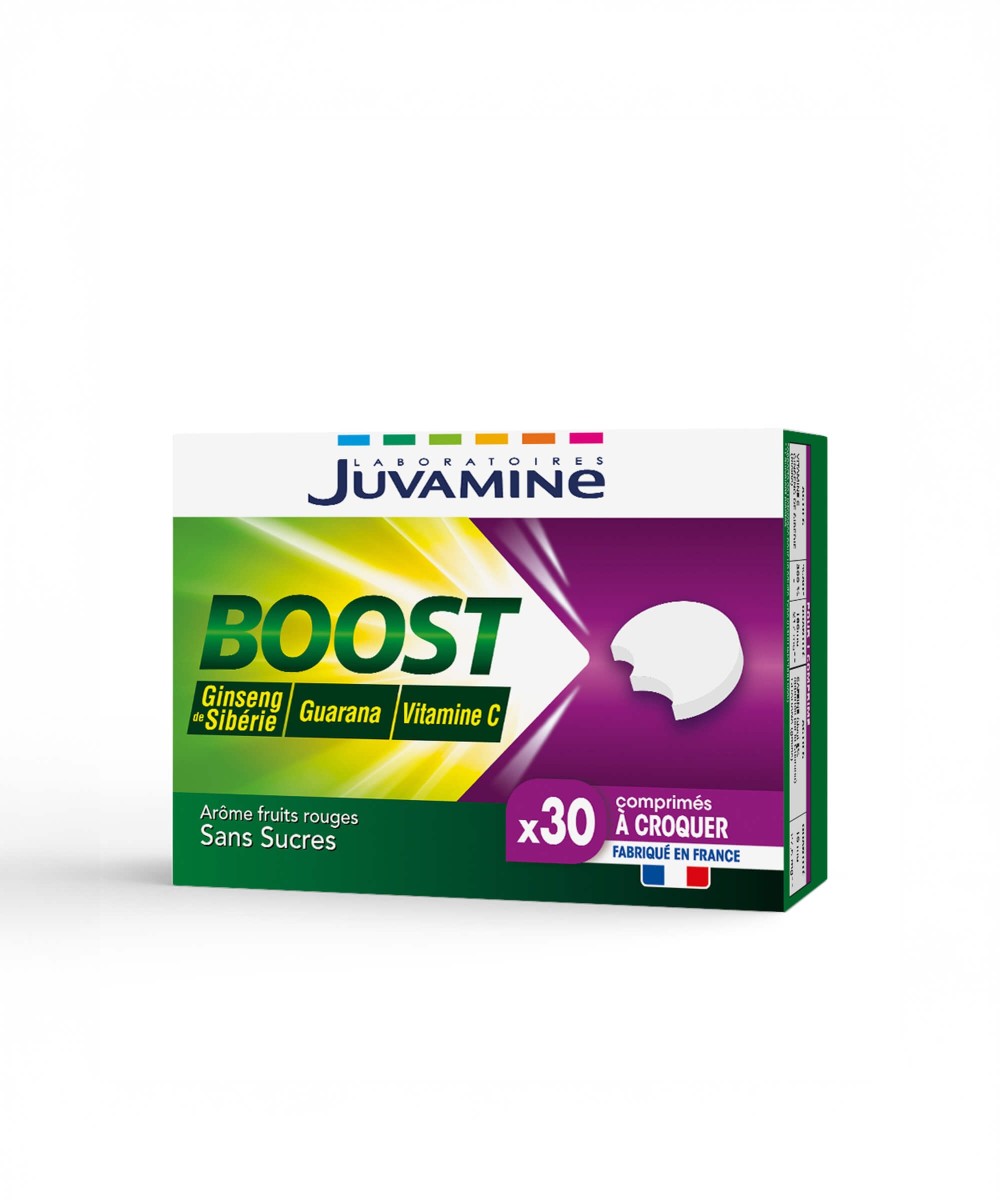 Boost Vitamine C Ginseng Guarana - Énergie 30 | Juvamine