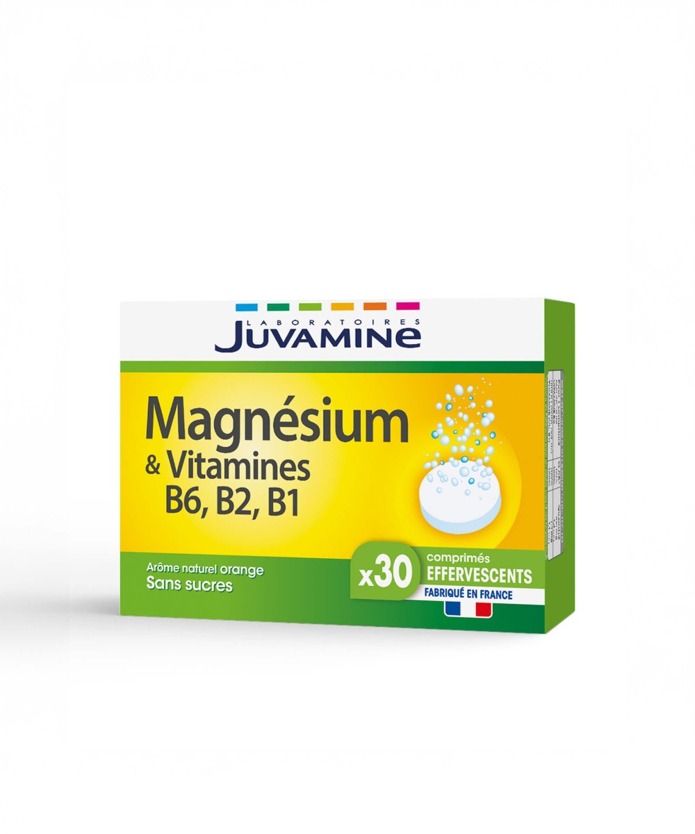 Magnésium + Vitamines B - Équilibre Effervescents 30 | Juvamine