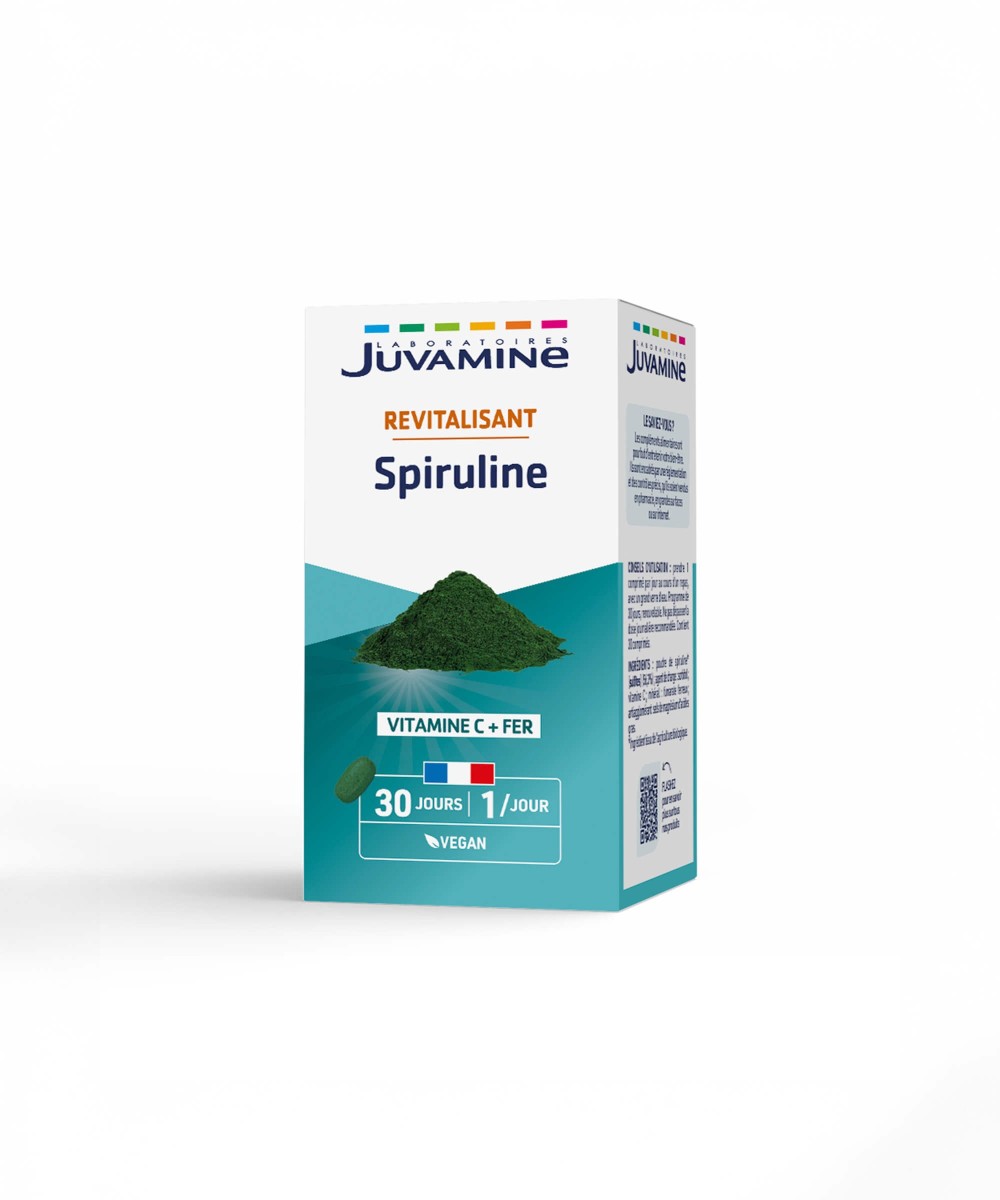 Spiruline - Revitalisant 30 comprimés | Juvamine