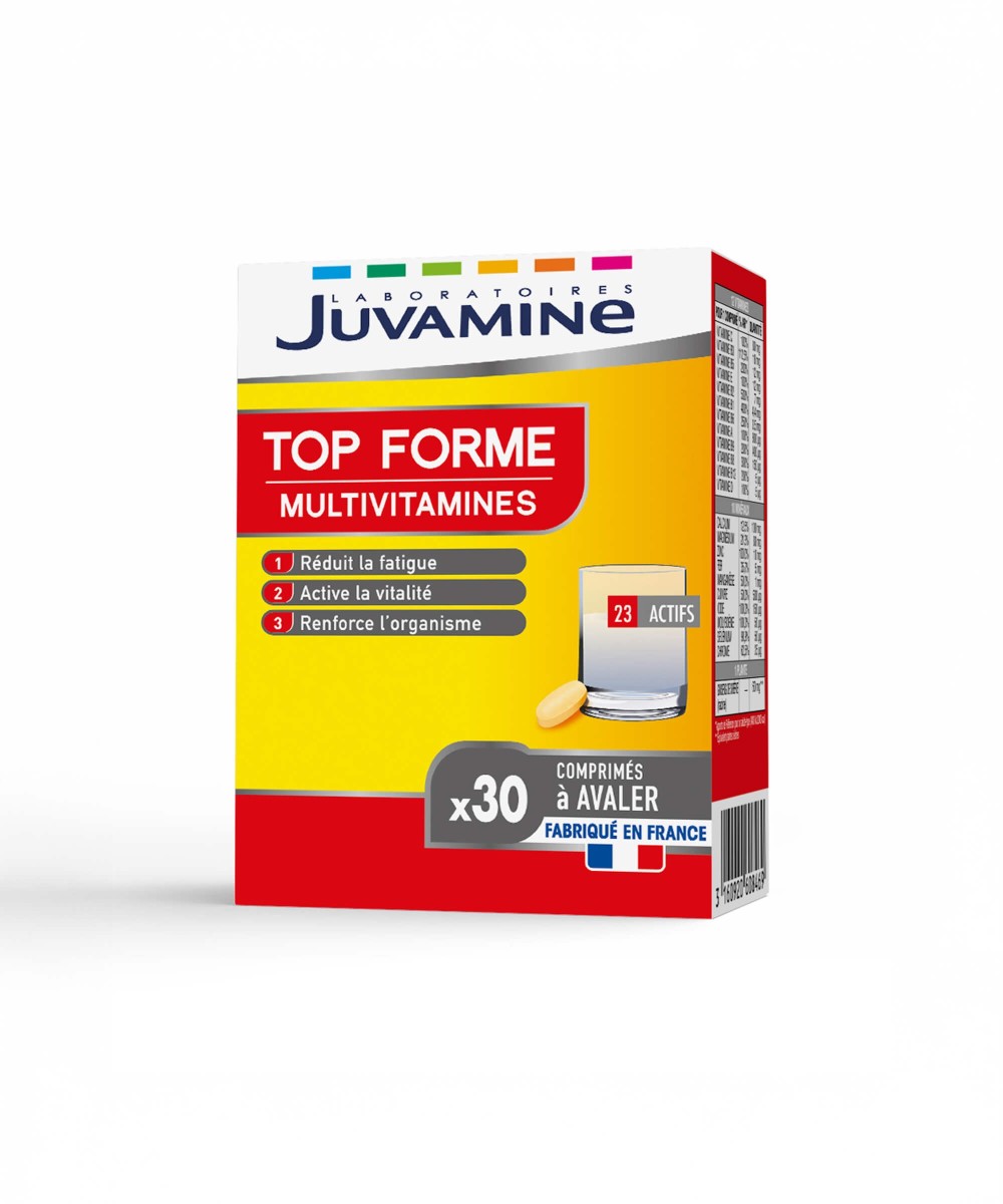 Top Forme - Multivitamines 30 comprimés | Juvamine
