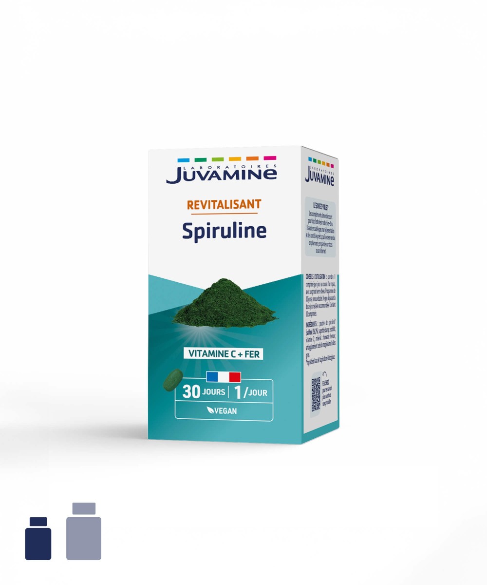 Spiruline - Revitalisant - Comprimés | Juvamine