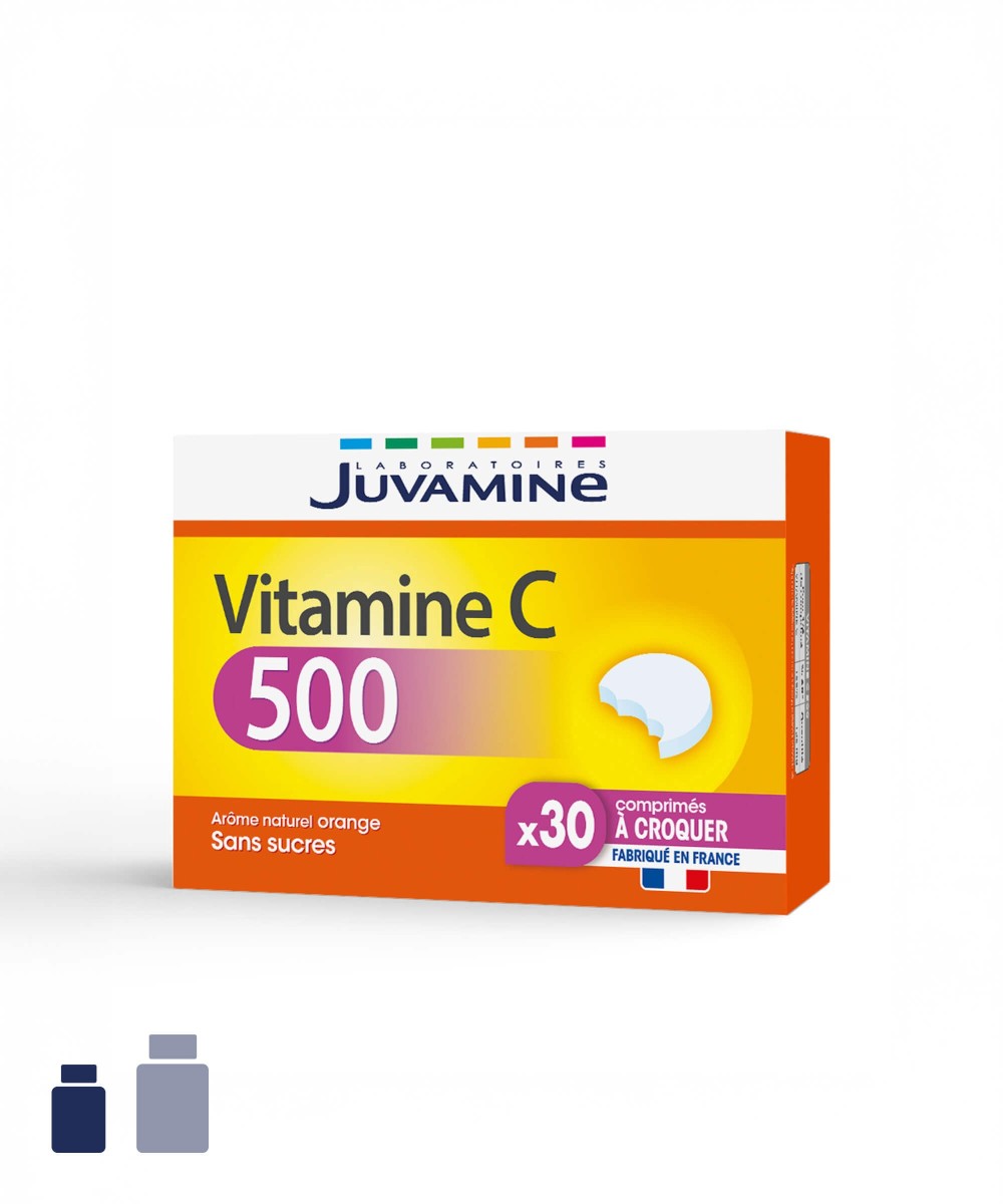 Vitamine C 500 - Fatigue et Immunité - Comprimés | Juvamine