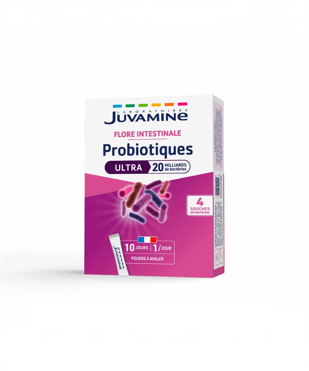 Probiotiques Ultra - Flore Intestinale 10 sticks | Juvamine