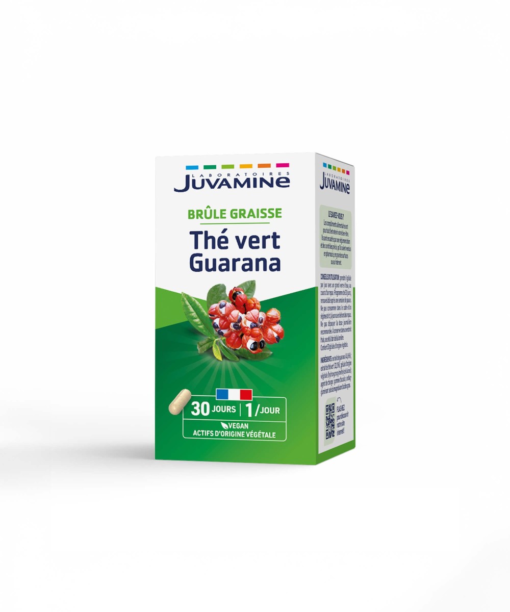 Thé Vert Guarana - Brûle-Graisse - Gélules | Juvamine